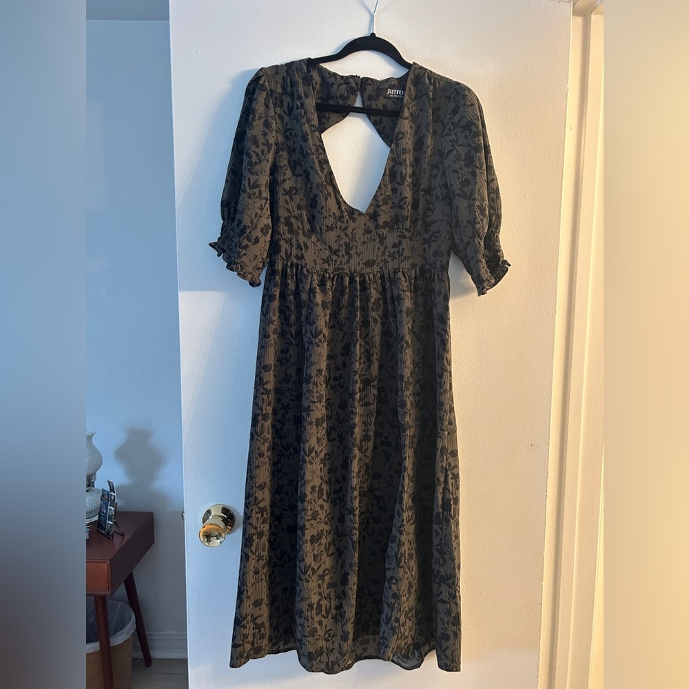 Disturbia Floral Peasant Dress